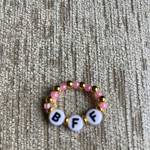 Custom BFF Beaded Ring - Picture 2 of 5